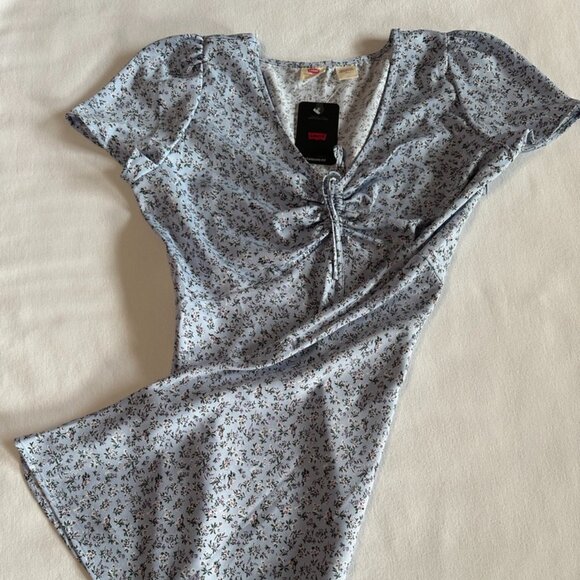 NWT Levi's Delray Short-Sleeve Mini Dress Size L - Picture 6 of 16